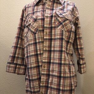 Carhartt Women's Plaid Shirt - Multicolor L